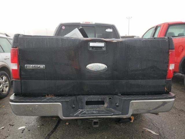 1FTPX12576NA28351 - 2006 FORD F150 BLACK photo 6