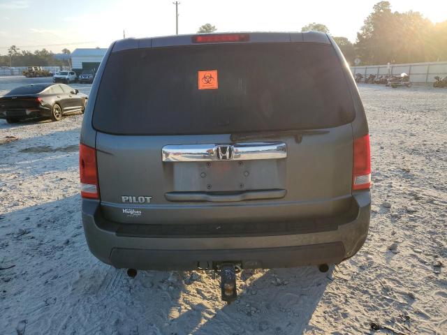 5FNYF38289B010704 - 2009 HONDA PILOT LX ნაცრისფერი ფოტო 6