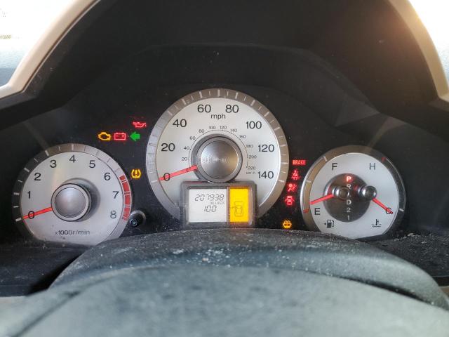 5FNYF38289B010704 - 2009 HONDA PILOT LX ნაცრისფერი ფოტო 9