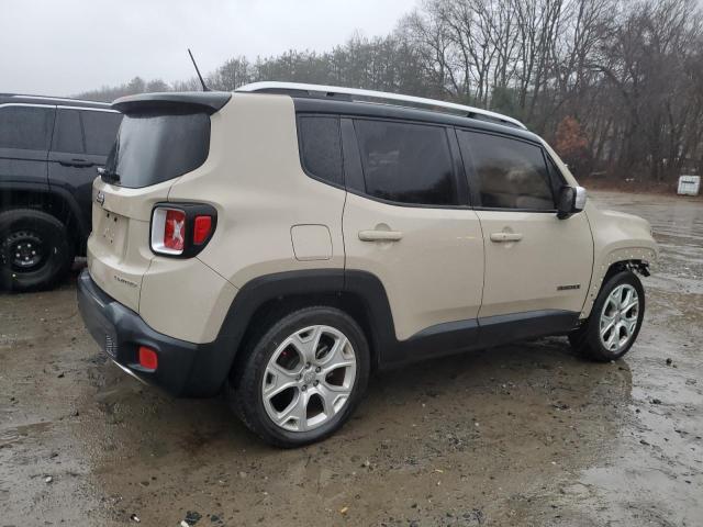 ZACCJADT9GPC62432 - 2016 JEEP RENEGADE LIMITED CREAM photo 3