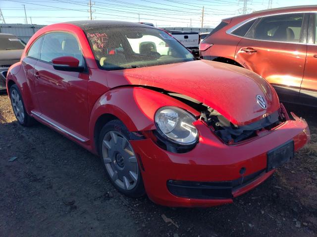 3VWJX7AT6DM694291 - 2013 VOLKSWAGEN BEETLE RED photo 4