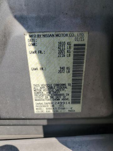 1N4AL3APXFC249914 - 2015 NISSAN ALTIMA 2.5 ოქროსფერი ფოტო 12