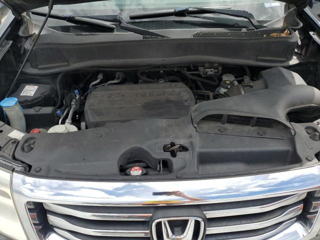 5FNYF3H58FB010367 - 2015 HONDA PILOT EXL Noir photo 12