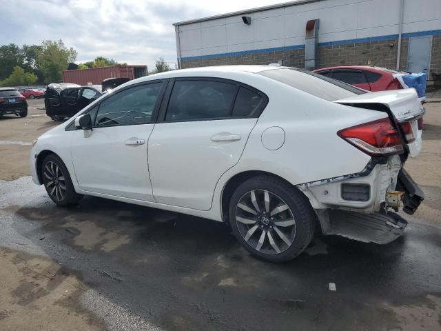 19XFB2F94FE219405 - 2015 HONDA CIVIC EXL WHITE photo 2