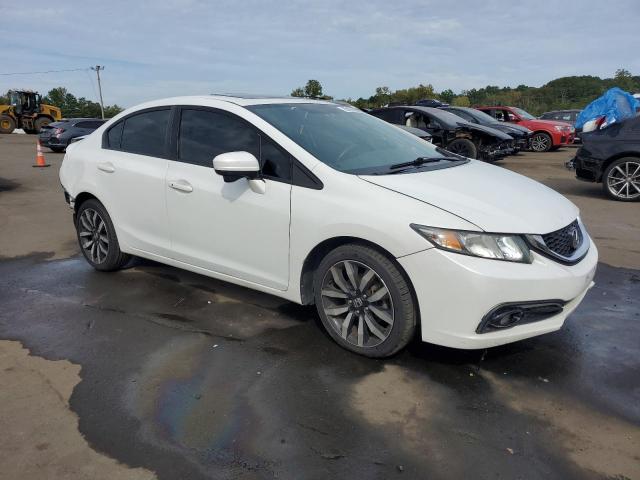 19XFB2F94FE219405 - 2015 HONDA CIVIC EXL WHITE photo 4