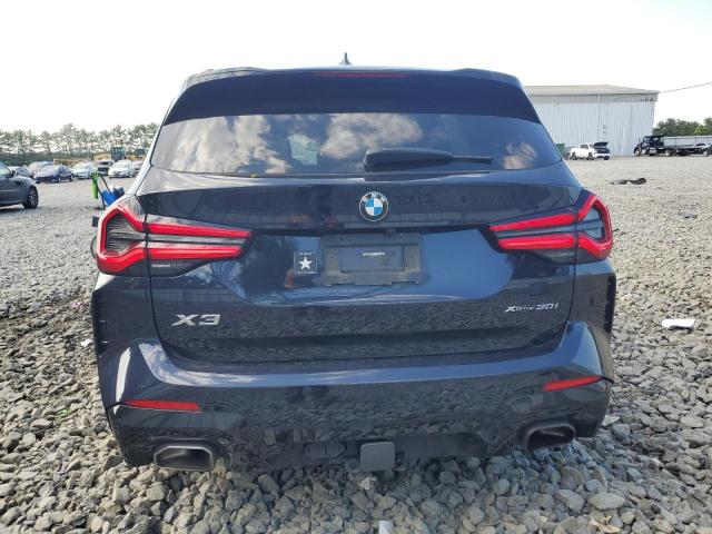 5UX53DP04N9L78544 - 2022 BMW X3 XDRIVE30I Көк фото 6