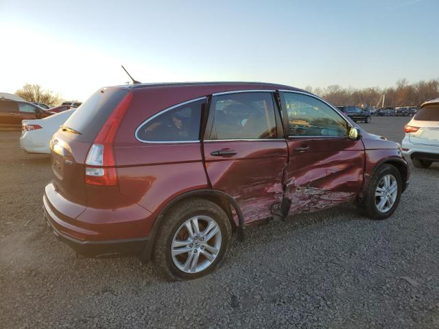 5J6RE4H50AL087070 - 2010 HONDA CR-V EX MAROON photo 3