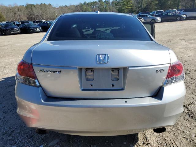 5KBCP368X9B501873 - 2009 HONDA ACCORD EXL SILVER photo 6