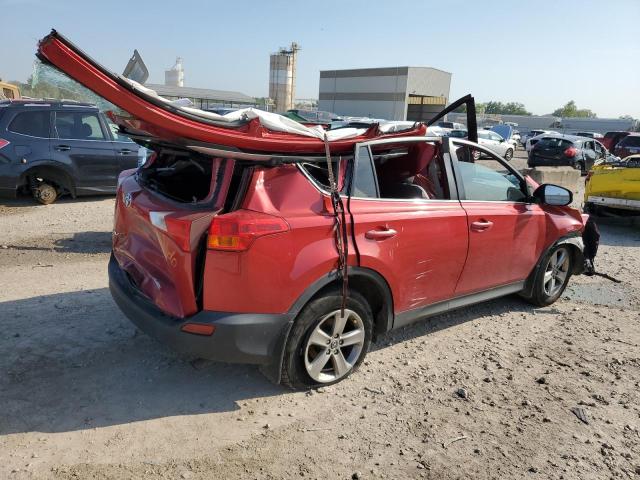 2T3RFREV1FW250060 - 2015 TOYOTA RAV4 XLE RED photo 3