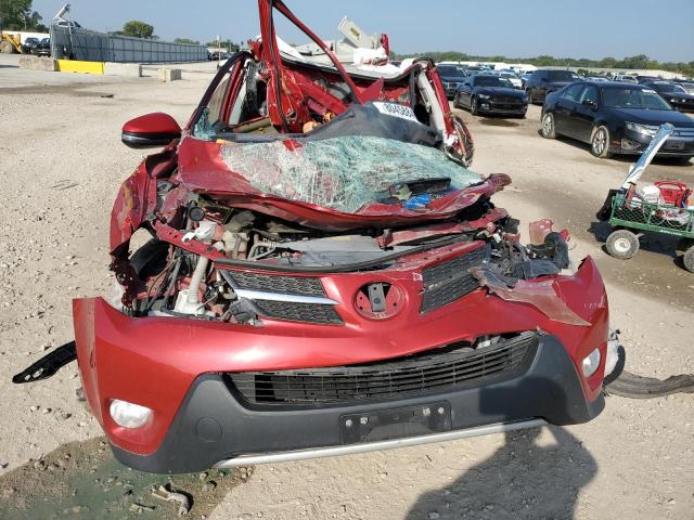 2T3RFREV1FW250060 - 2015 TOYOTA RAV4 XLE RED photo 5