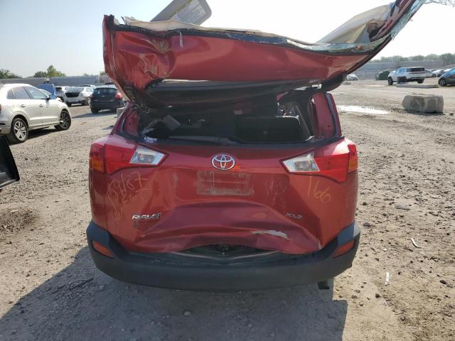 2T3RFREV1FW250060 - 2015 TOYOTA RAV4 XLE RED photo 6