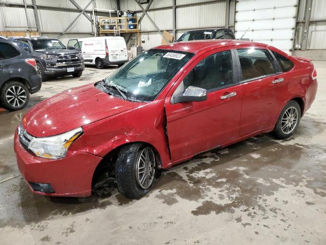 1FAHP3FN5AW274639 - 2010 FORD FOCUS SE RED photo 1