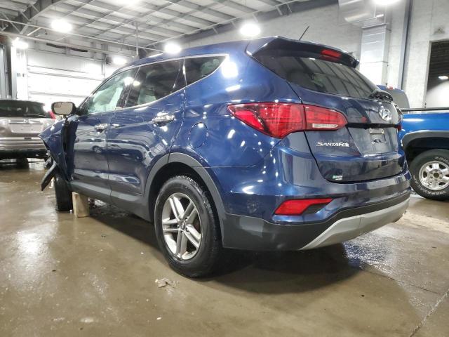 5XYZTDLB5JG572745 - 2018 HYUNDAI SANTA FE S BLUE photo 2