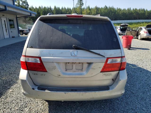 5FNRL38796B013051 - 2006 HONDA ODYSSEY EXL SILVER photo 6