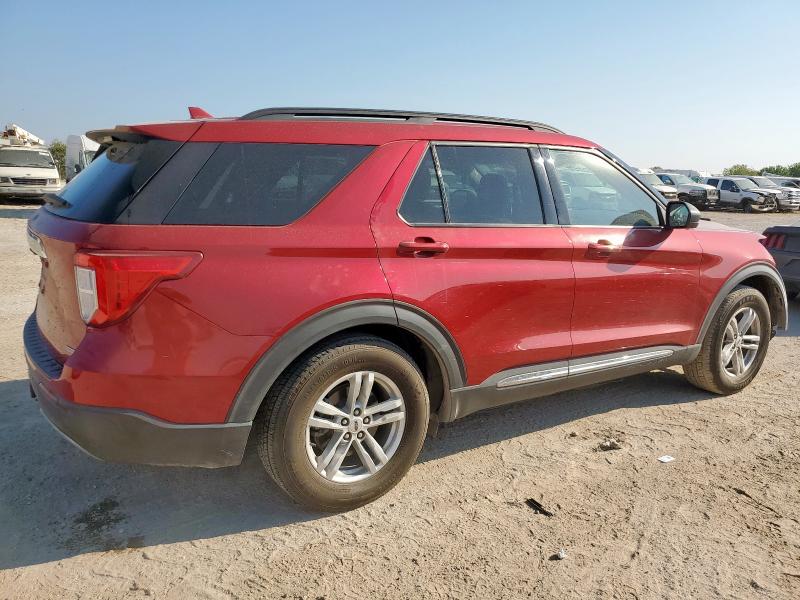 1FMSK7DH7LGB92648 - 2020 FORD EXPLORER XLT 红色 照片 3