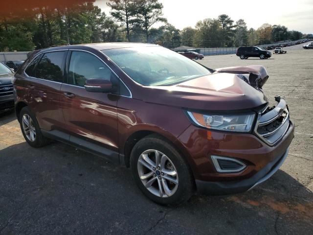 2FMTK3J86FBB11443 - 2015 FORD EDGE SEL BROWN photo 4