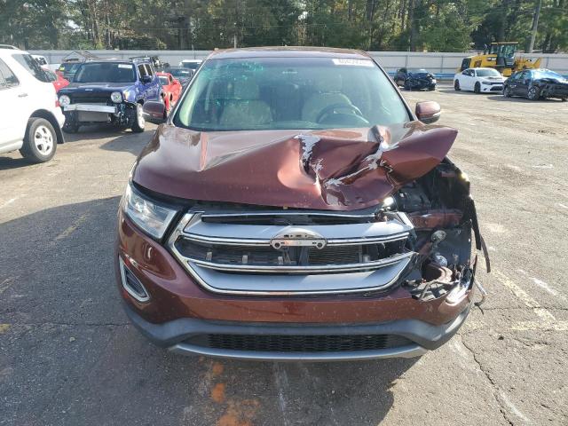 2FMTK3J86FBB11443 - 2015 FORD EDGE SEL BROWN photo 5