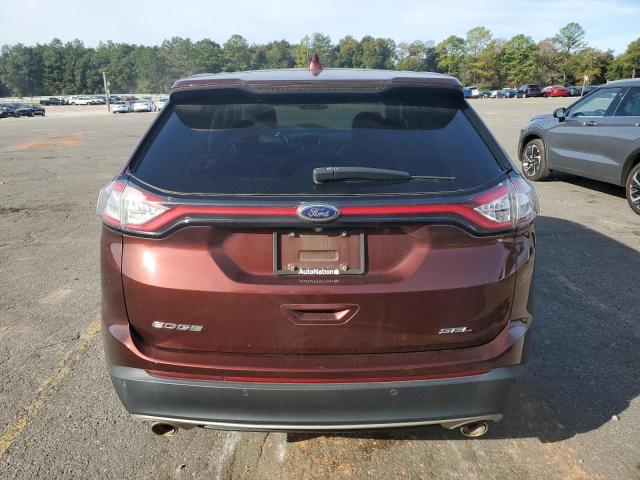 2FMTK3J86FBB11443 - 2015 FORD EDGE SEL BROWN photo 6