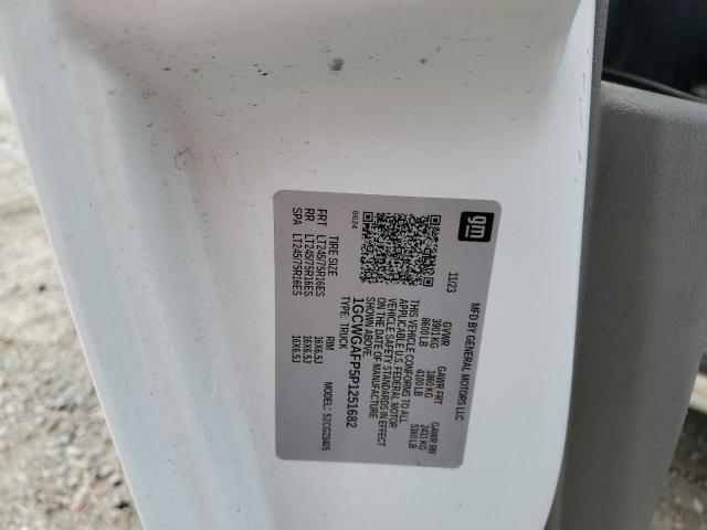 1GCWGAFP5P1251682 - 2023 CHEVROLET EXPRESS G2500 თეთრი ფოტო 13