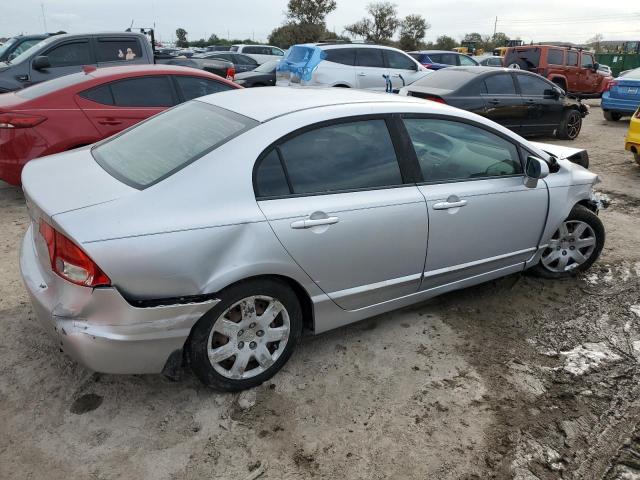 1HGFA16519L028645 - 2009 HONDA CIVIC LX SILVER photo 3