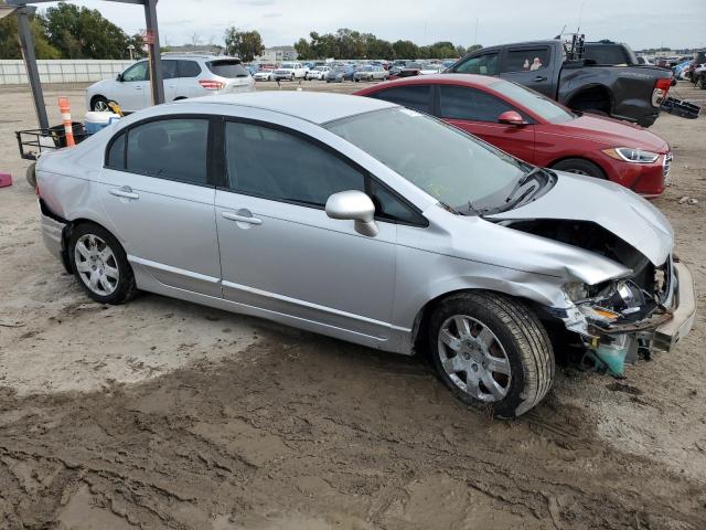 1HGFA16519L028645 - 2009 HONDA CIVIC LX SILVER photo 4