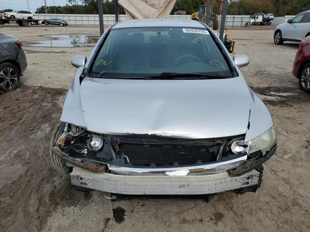 1HGFA16519L028645 - 2009 HONDA CIVIC LX SILVER photo 5