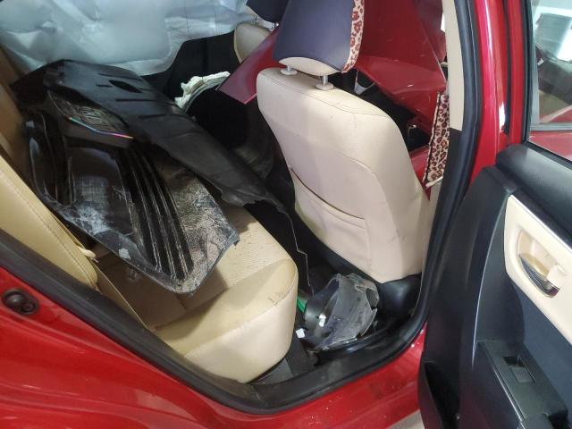 2T1BURHE2KC224056 - 2019 TOYOTA COROLLA L Կարմիր լուսանկար 10