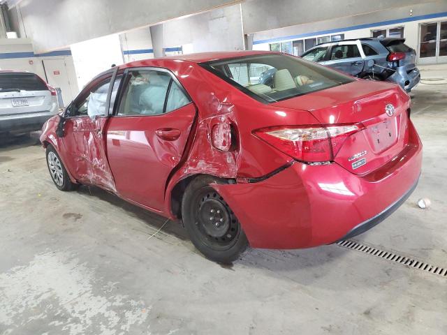 2T1BURHE2KC224056 - 2019 TOYOTA COROLLA L Կարմիր լուսանկար 2