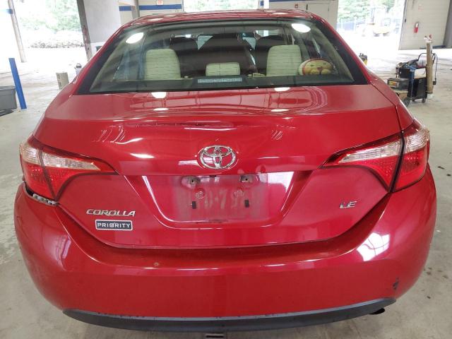 2T1BURHE2KC224056 - 2019 TOYOTA COROLLA L Կարմիր լուսանկար 6