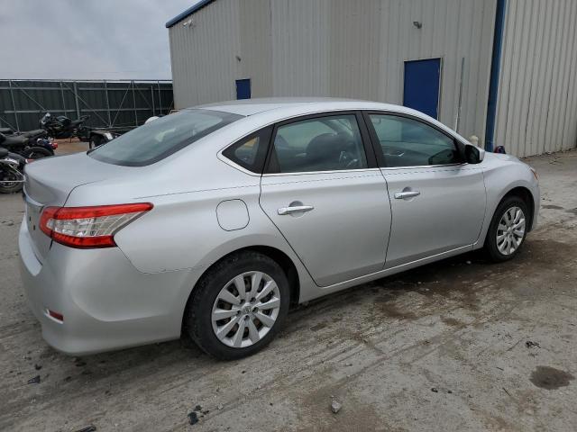 3N1AB7AP5FY353645 - 2015 NISSAN SENTRA S SILVER photo 3