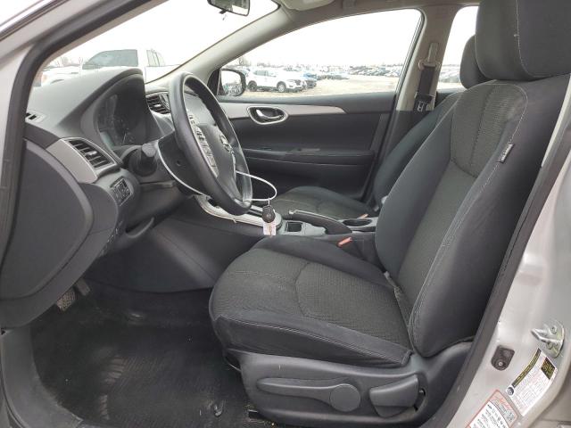 3N1AB7AP5FY353645 - 2015 NISSAN SENTRA S SILVER photo 7