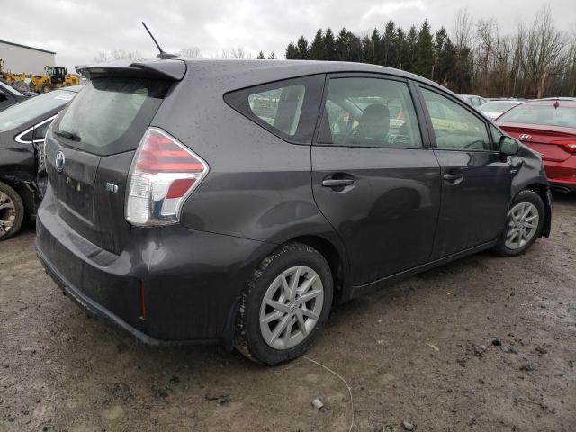 JTDZN3EU4FJ019255 - 2015 TOYOTA PRIUS V GRAY photo 3