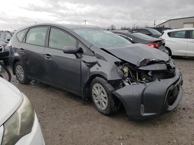 JTDZN3EU4FJ019255 - 2015 TOYOTA PRIUS V GRAY photo 4