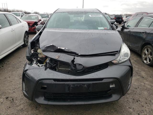 JTDZN3EU4FJ019255 - 2015 TOYOTA PRIUS V GRAY photo 5