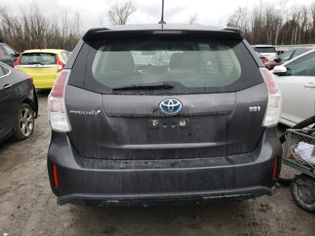 JTDZN3EU4FJ019255 - 2015 TOYOTA PRIUS V GRAY photo 6