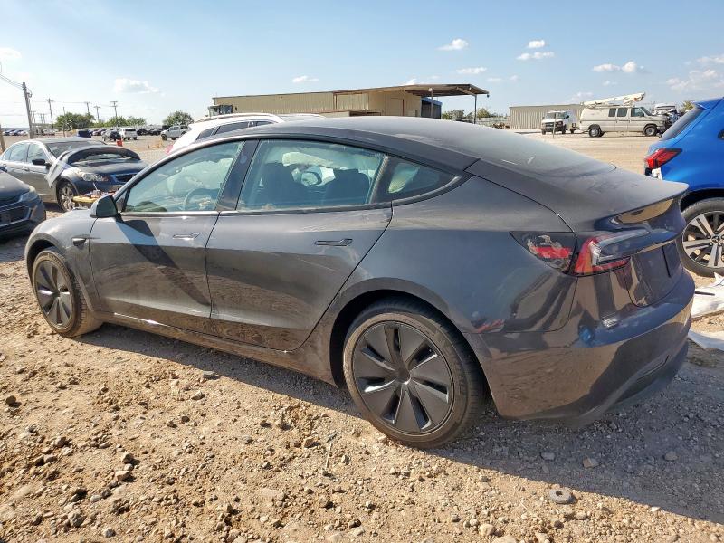 5YJ3E1EA5SF056204 - 2025 TESLA MODEL 3 CHARCOAL photo 2