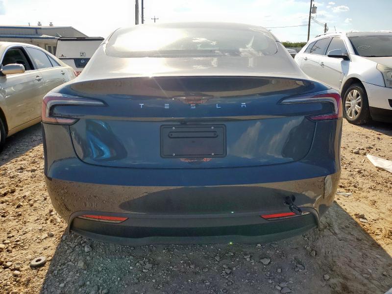 5YJ3E1EA5SF056204 - 2025 TESLA MODEL 3 CHARCOAL photo 6