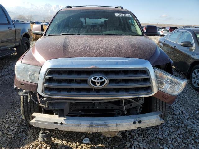 5TDBY64A78S016115 - 2008 TOYOTA SEQUOIA SR5 BURGUNDY photo 5