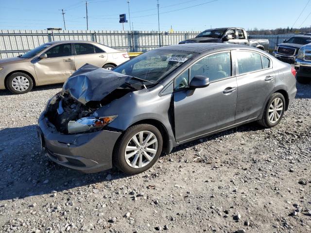 19XFB2F87CE103277 - 2012 HONDA CIVIC EX GRAY photo 1