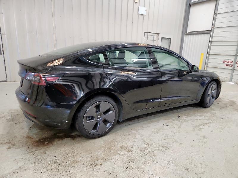 5YJ3E1EA1PF436258 - 2023 TESLA MODEL 3 BLACK photo 3