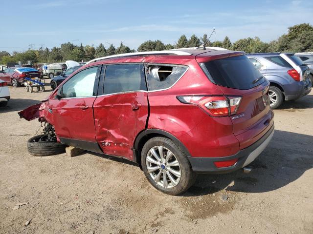 1FMCU9J9XJUC55926 - 2018 FORD ESCAPE TITANIUM 红色 照片 2