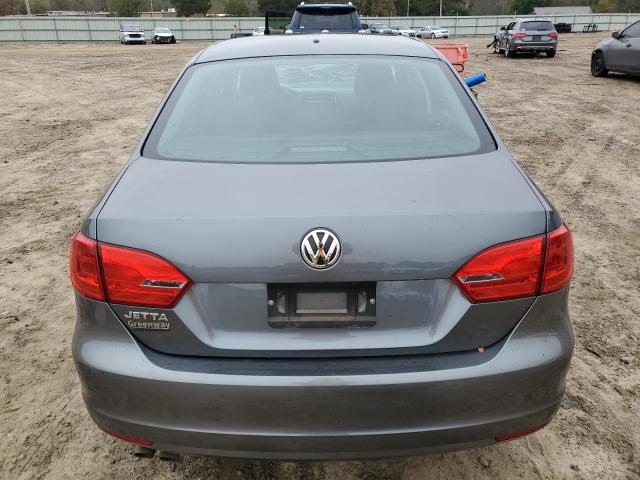 3VW2K7AJ8EM326665 - 2014 VOLKSWAGEN JETTA BASE GRAY photo 6