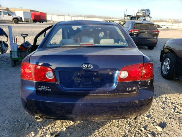 KNAGE124285242354 - 2008 KIA OPTIMA LX BLUE photo 6