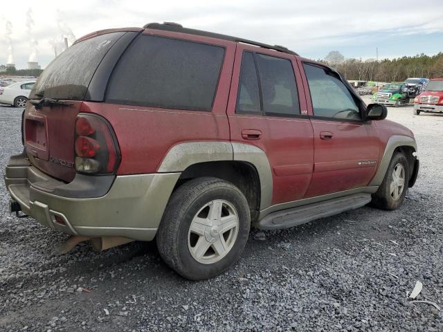 1GNDS13S122412070 - 2002 CHEVROLET TRAILBLAZE RED photo 3