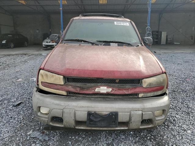 1GNDS13S122412070 - 2002 CHEVROLET TRAILBLAZE RED photo 5