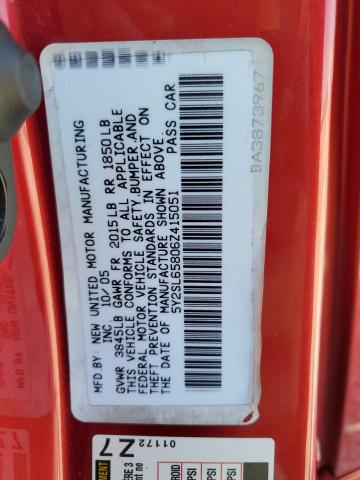 5Y2SL65806Z415051 - 2006 PONTIAC VIBE 栗色 照片 12