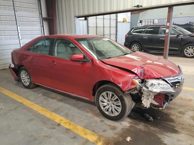 4T1BF1FK5EU785438 - 2014 TOYOTA CAMRY L RED photo 4