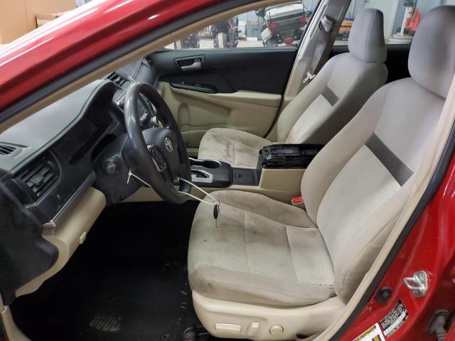 4T1BF1FK5EU785438 - 2014 TOYOTA CAMRY L RED photo 7