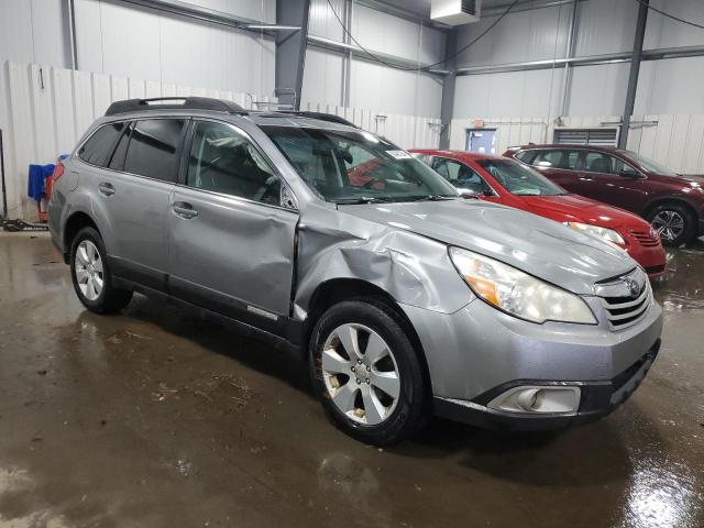 4S4BRCGCXB3334730 - 2011 SUBARU OUTBACK 2.5I PREMIUM GRAY photo 4