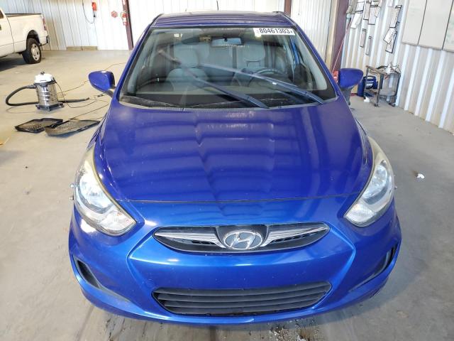 KMHCT4AE2EU739436 - 2014 HYUNDAI ACCENT GLS BLUE photo 5